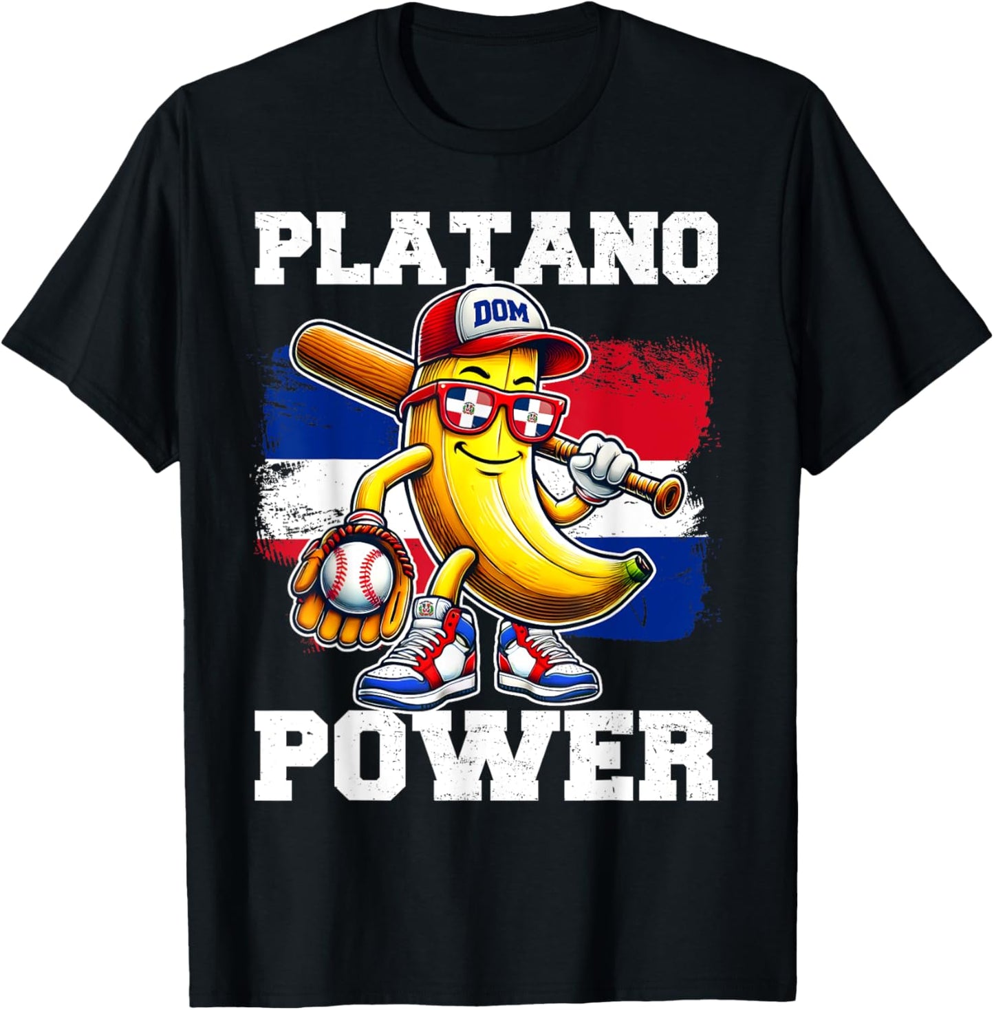 Dominican Republic Platano Power Flag for boys Kids Toddlers T-Shirt