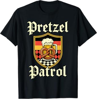 Bretzel Patrol Funny German Oktoberfest T-Shirt