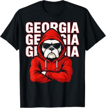Vintage Cool Georgia Graphic Classic Gift for Men Women Kids T-Shirt