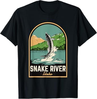 Snake River Sturgeon Fishing T-Shirt
