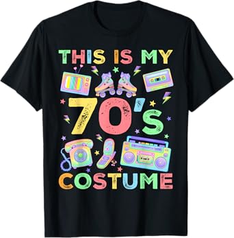 This Is My 70s Costume 70's style Seventies Retro Party T-Shirt