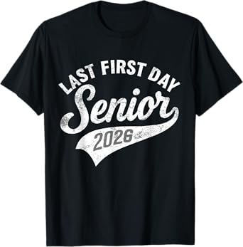 My Last First Day Senior Groovy Class of 2026 Men Women T-Shirt