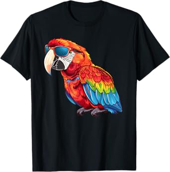 Parrot Sunglasses T-Shirt