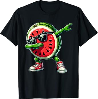 Dabbing watermelon | Funny melons with fruit motif fruit T-Shirt