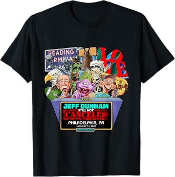 Jeff Dunham Philadelphia, PA (2024) T-Shirt
