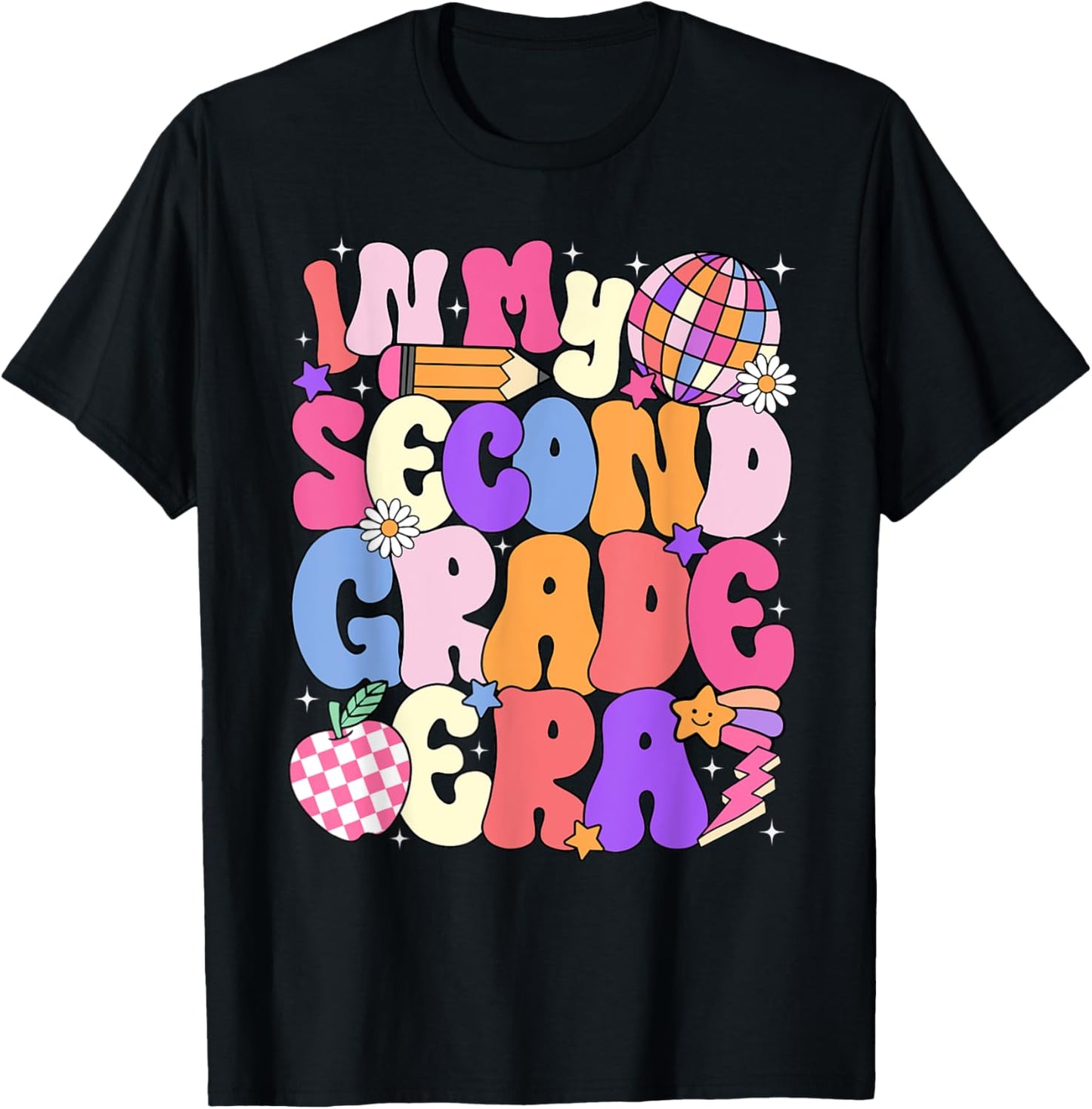 Back To School In My Second Grade Era 2nd Grade Teacher T-shirt by TeeBrew