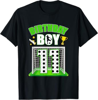 Soccer 11Th Birthday Boy 11 Year Old Sport 7Yr Boys Party T-Shirt