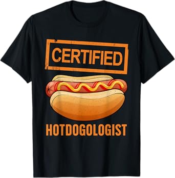 Cool Hotdog Outfit For Men Women Adult Hotdog Hot Dog Lover T-Shirt