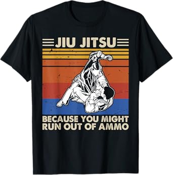 Jiu Jitsu Because You Might Run Out of Ammo Vintage Shirt T-Shirt