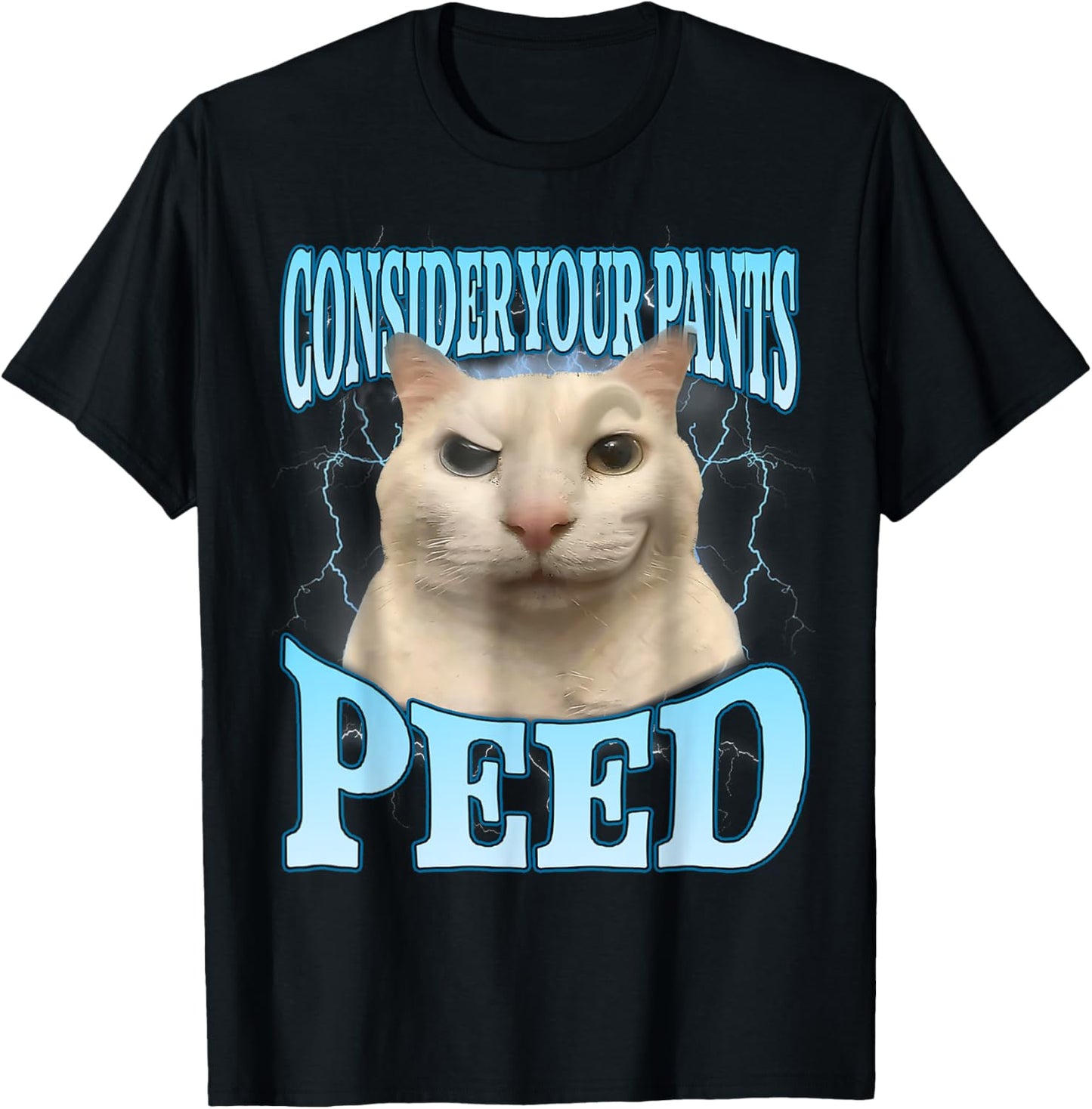 Consider Your Pants Peed Funny Freak Cat Meme Humor Saying T-Shirt