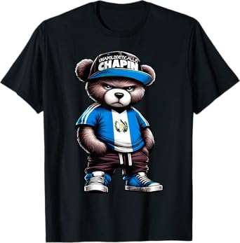 UNAPOLOGETICALLY CHAPIN Guatemala Flag Camisa de Guatemala T-Shirt