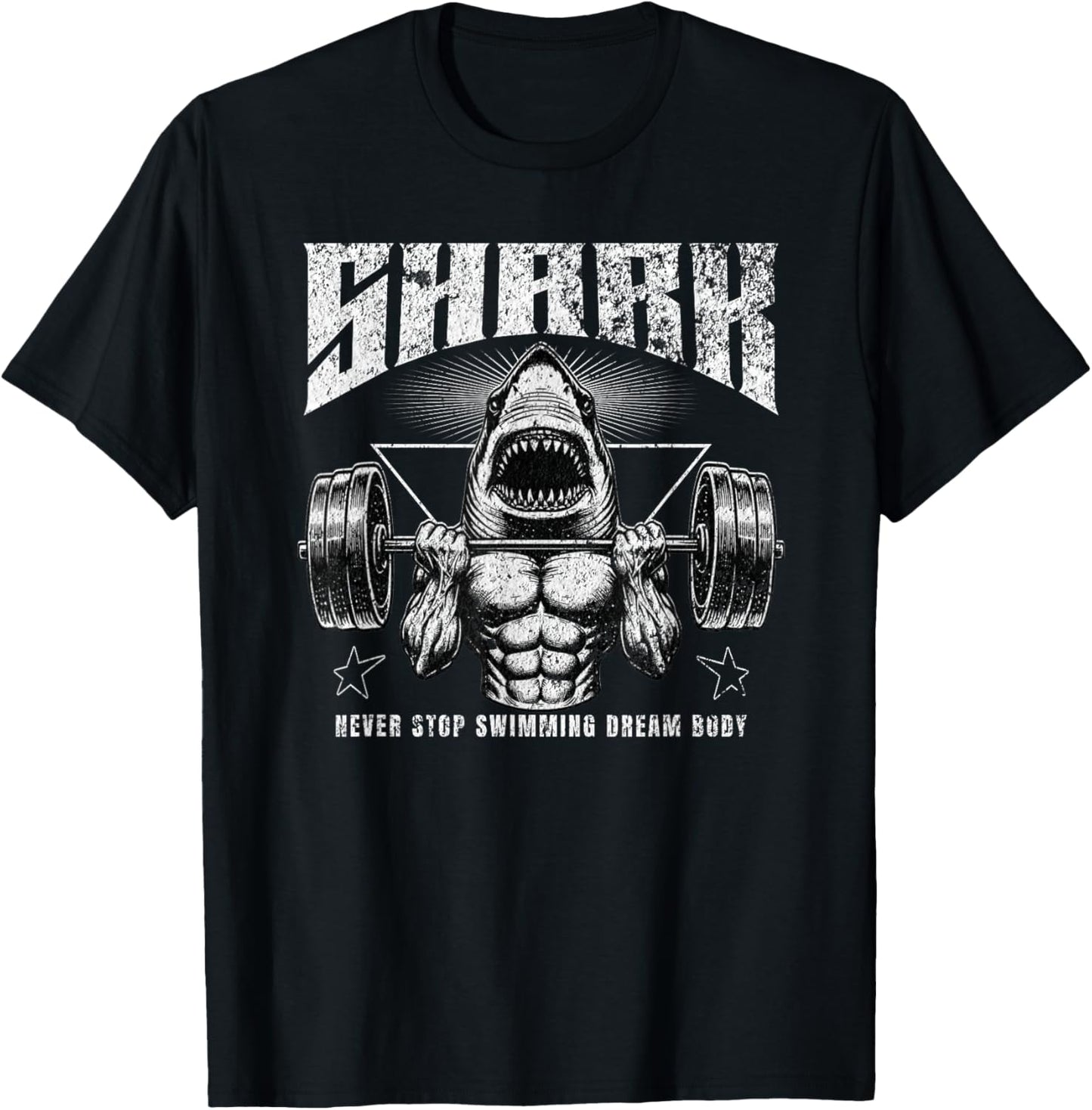 Fitness - Shark Never Stop Gym Life T-Shirt