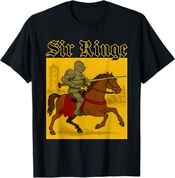 Sir Ringe Knight Vintage Pun T-Shirt