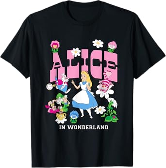 Disney Alice In Wonderland Wildflower Forest T-Shirt