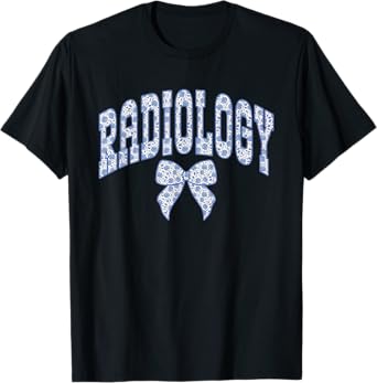 Radiology Coquette Bow Radiology Department Xray Tech Grad T-Shirt