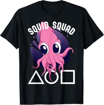 Squid Squad Group Matching Halloween T-Shirt
