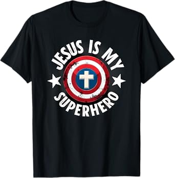 Jesus is My Superhero Christian T-Shirt