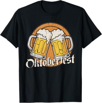 Funny Beer Mug Oktoberfest Bavarian German Party Men Women T-Shirt