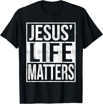 Jesus Life Matters Vintage Urban Christian T-Shirt