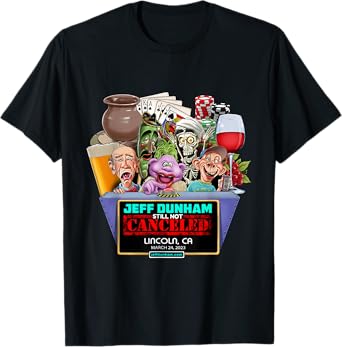 Jeff Dunham Lincoln, CA (2023) T-Shirt