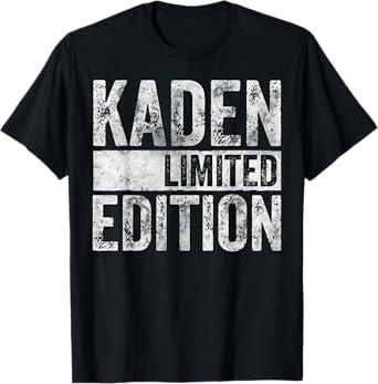Funny Personalized Name Joke Shirt Kaden Limited Edition T-Shirt