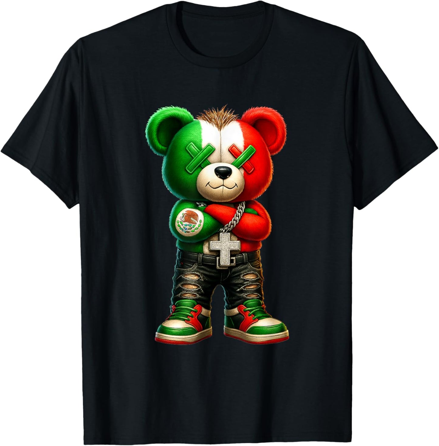 Mexican street bear art T-Shirt