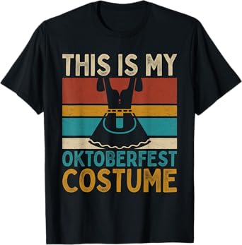 This Is My Oktoberfest Costume Funny German Women Drindl T-Shirt