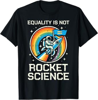 Gay Pride Month Equality Rocket Science LGBTQ Ally Boys Kids T-Shirt