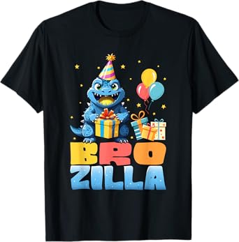 Brozilla Funny Monster Kaiju Family Matching Birthday Boys T-Shirt