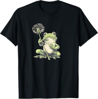 Frogs and Flowers: The Perfect Dandelion Costume T-Shirt