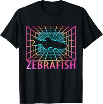 Zebrafish Retro Fish Gift T-Shirt
