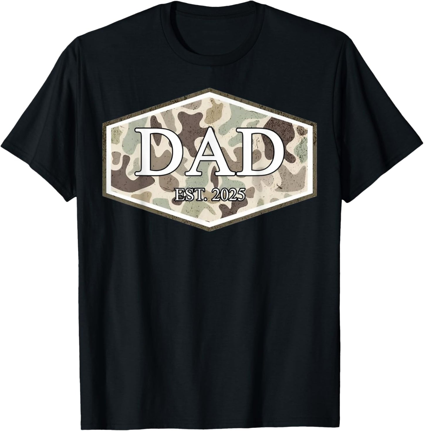 Camo Dad, Retro Camouflage Daddy Father's Day T-Shirt