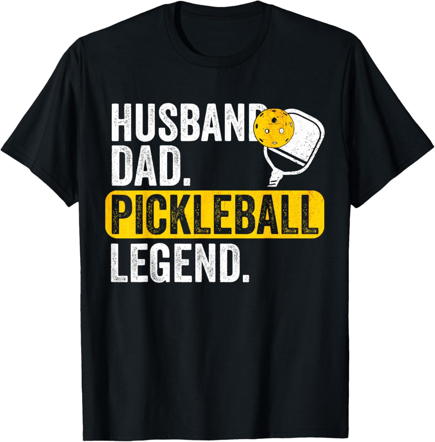 Pickleball Funny Husband Dad Legend Vintage Father's Day T-Shirt