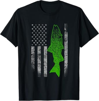 Kokanee Flag - Cool Kokanee Fishing T-Shirt