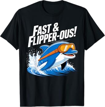 FAST & FLIPPER-OUS! Dolphin Animal Show Ocean Explorer Team T-Shirt