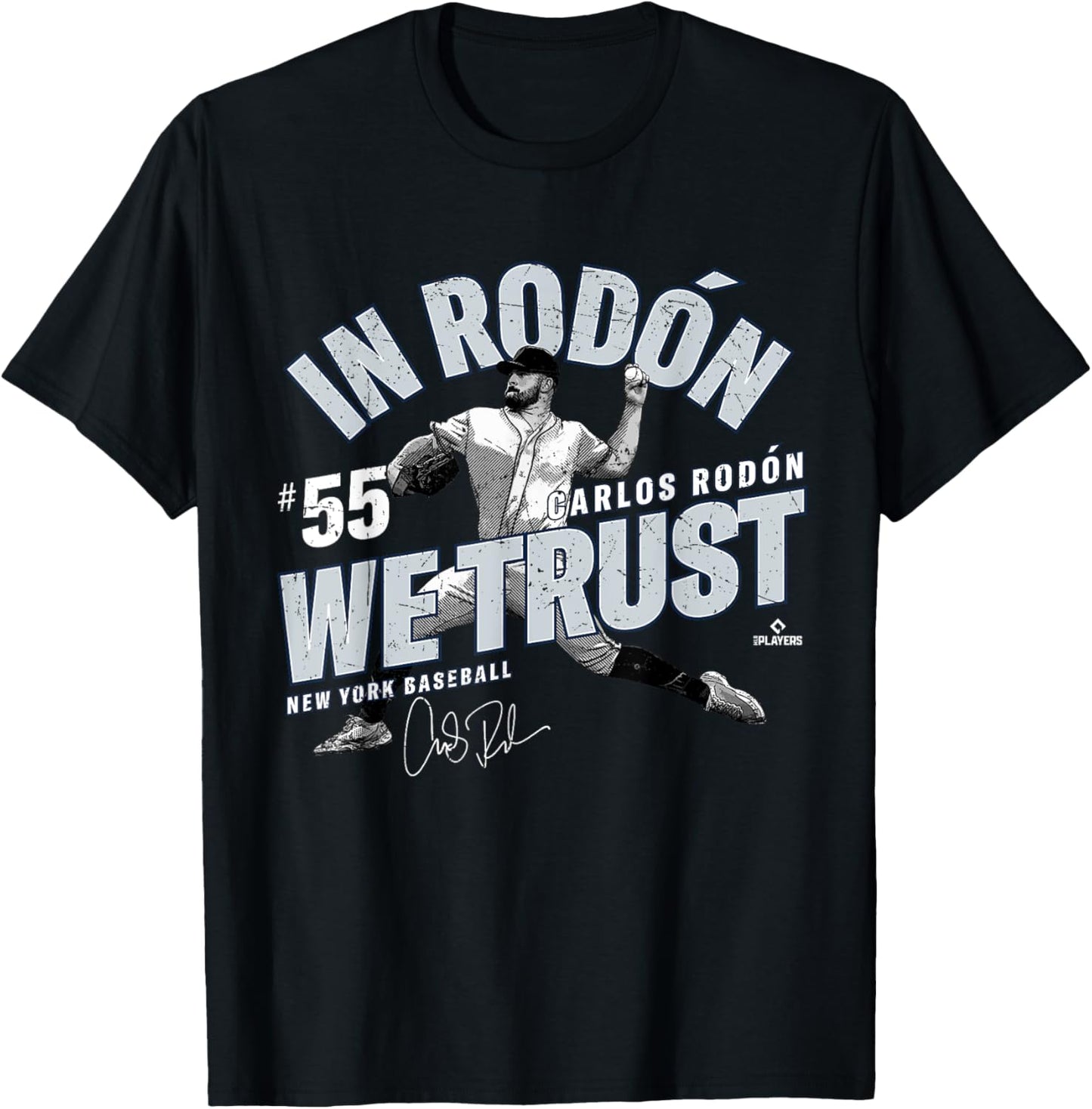 In Rodon We Trust Carlos Rodon New York Baseball MLBPA T-Shirt