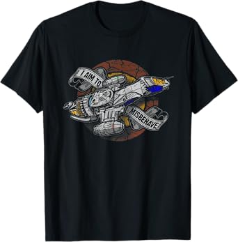 I Aim To Misbehave Retro Ship Works T-Shirt