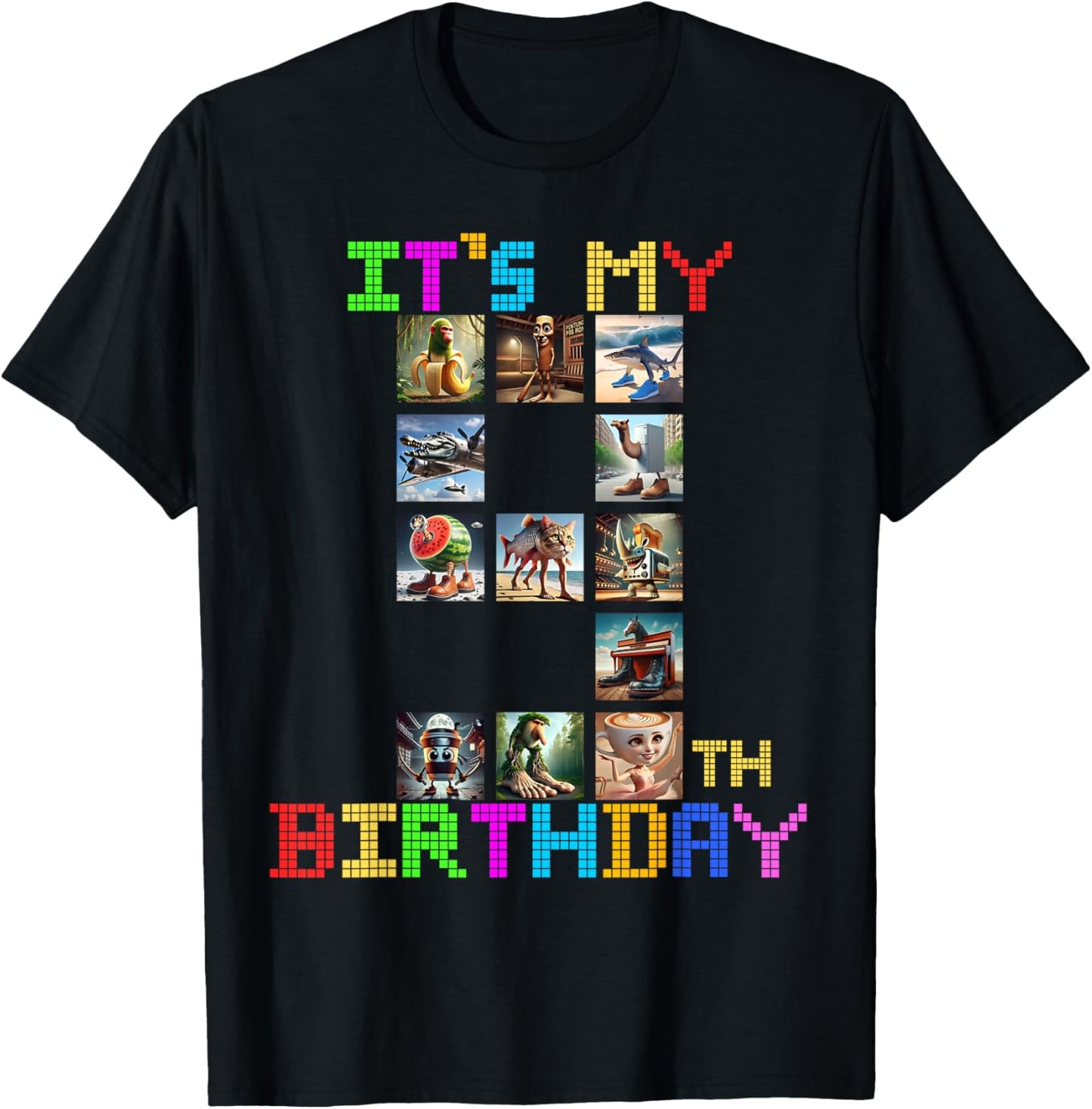 It's My 9tj Birthday Funny Italian Brainrot Meme Boys Girls T-Shirt
