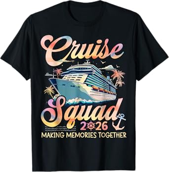 Cruise Squad 2026 Family Group Matching Summer Vacation T-Shirt