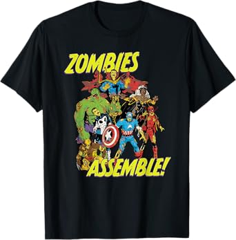 Marvel Zombies Super Hero Zombies Assemble Halloween T-Shirt