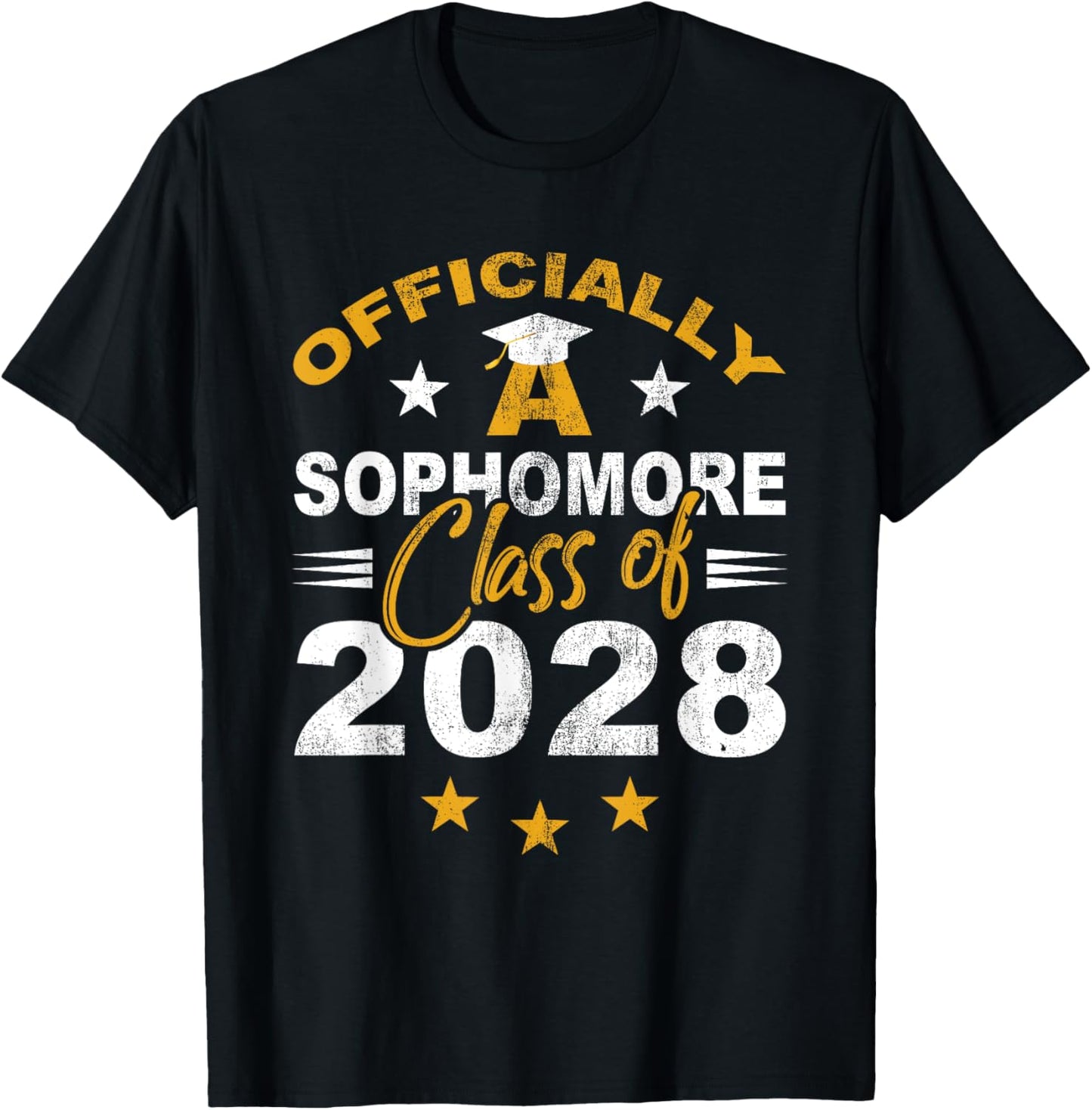 Official Sophomore Class of 2028 First Day Graduate Tee by TeeBrew