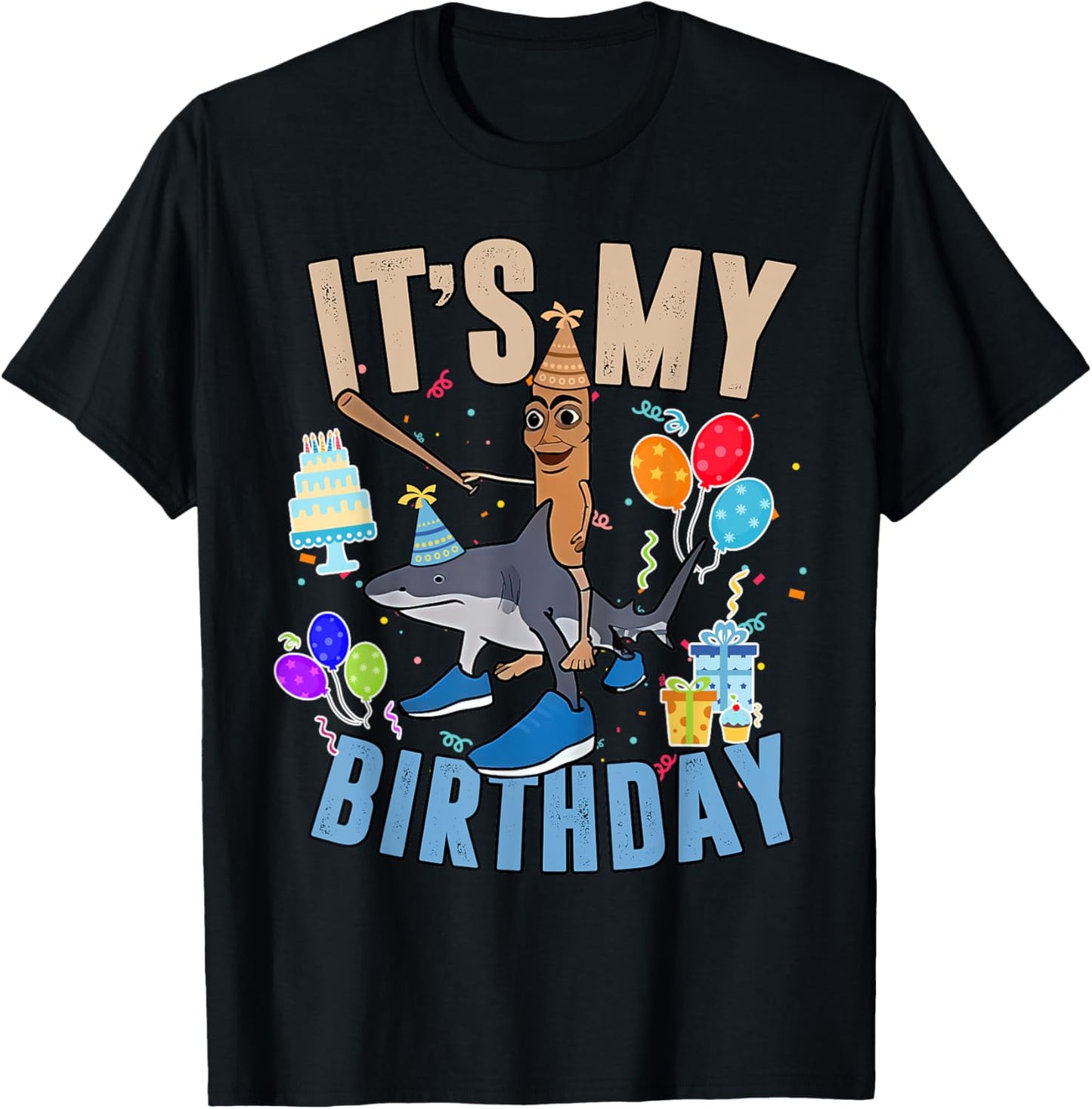 It's My Birthday Boy Tung Tung Tung Sahur Tralalero Tralala T-Shirt