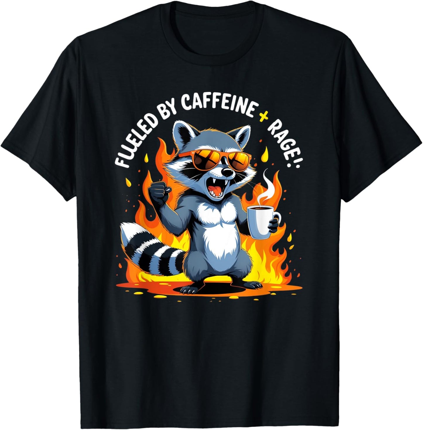 Fueled By Caffeine Rage T-Shirt