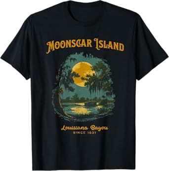 Retro Cartoon Halloween Zombie Island T-Shirt