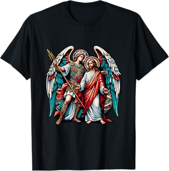 Jesus Christ and Archangel Raphael T-Shirt