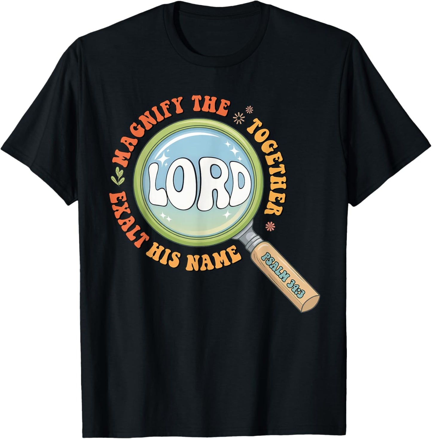 Magnify The Lord Bible Verse Magnified VBS 2025 Summer Camp T-Shirt
