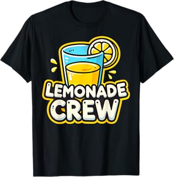 Lemonade Crew Cute Summer Lemon Stand Kids Girls Boys T-Shirt