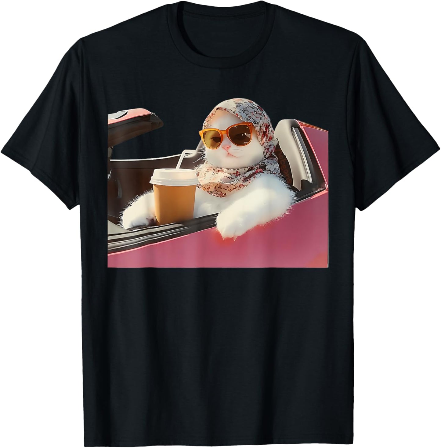Cat Driving Meme Rage Is Consuming Me Silly Humor Girl T-Shirt