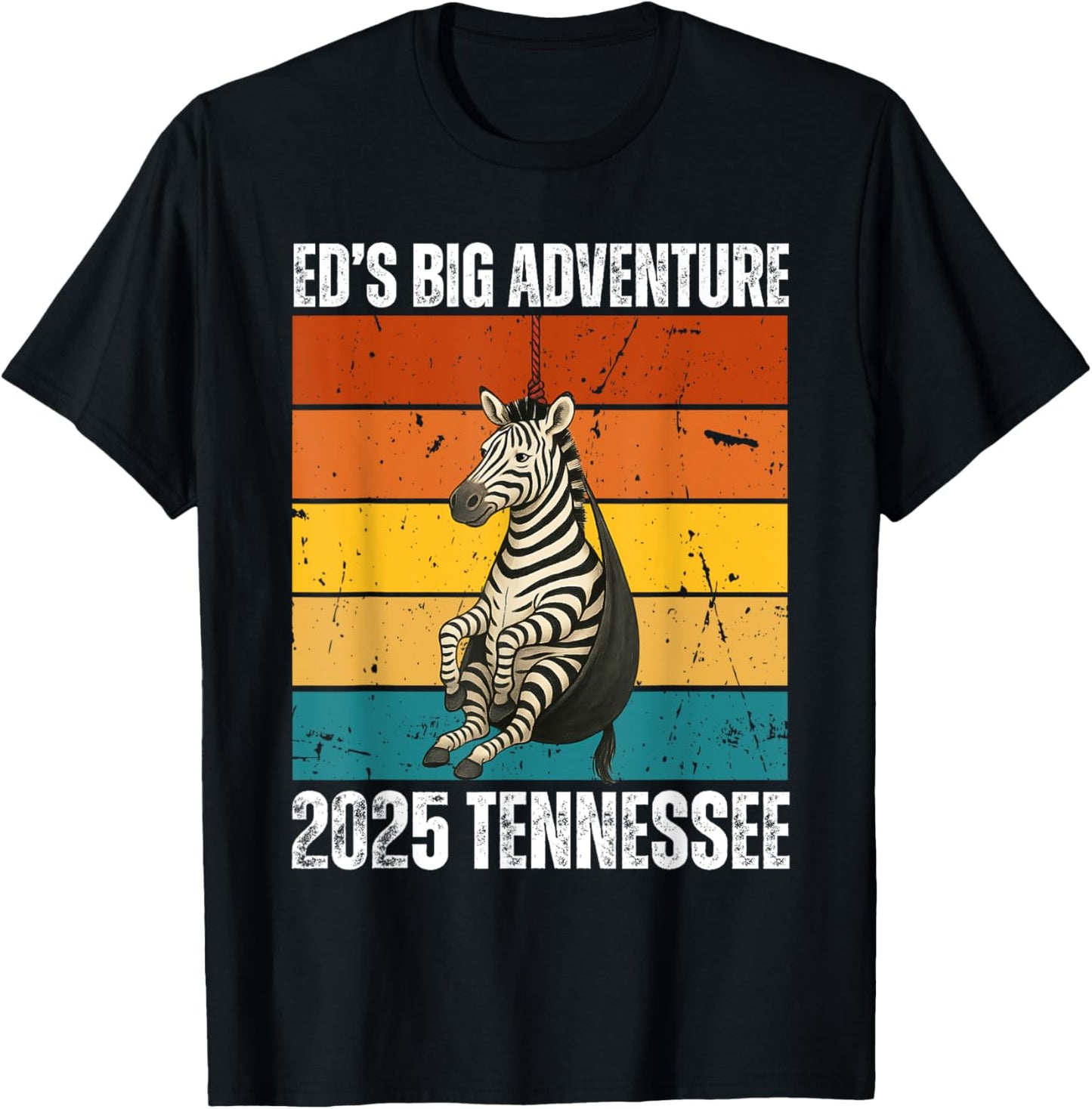 Ed The Zebra Tennessee Ed’s Big Adventure Men Women & Kids T-Shirt