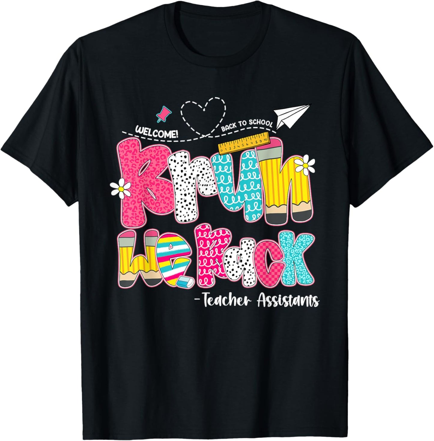 Bruh We Back Teacher Assistants Welcome Back To School Tee by TeeBrew